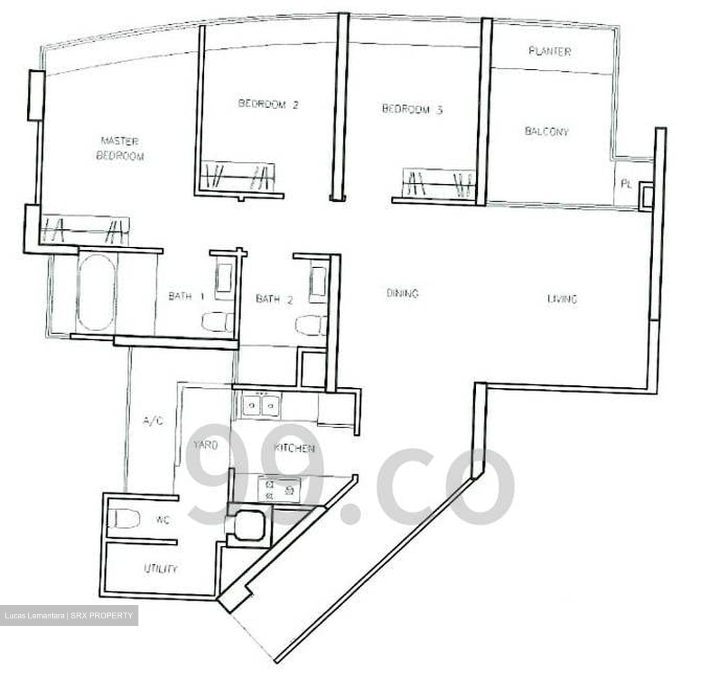 Clover By The Park (D20), Condominium #588808761